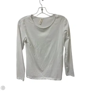 Top Long Sleeve By Clothes Mentor In White, Size: S