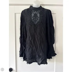 Top Long Sleeve By Free People In Black, Size: L