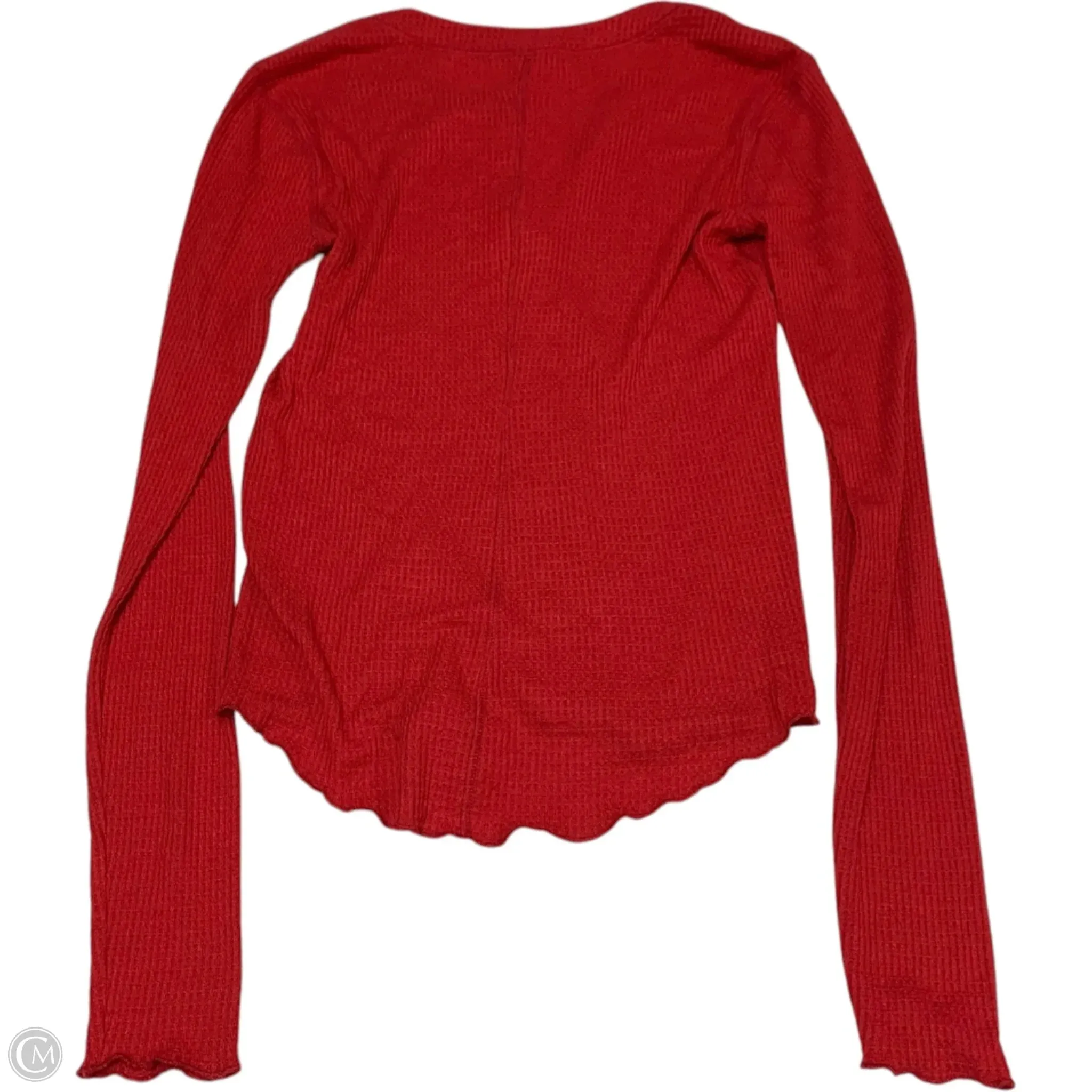 Top Long Sleeve By Free People In Red, Size: L