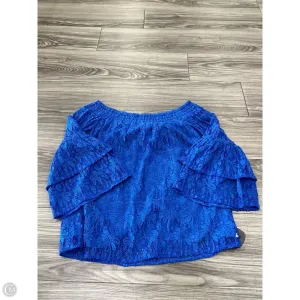 Top Long Sleeve By Lilly Pulitzer In Blue, Size: S