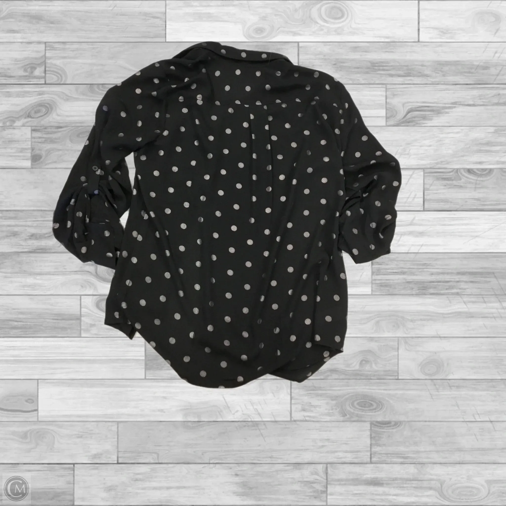 Top Long Sleeve By Loft In Black, Size: M