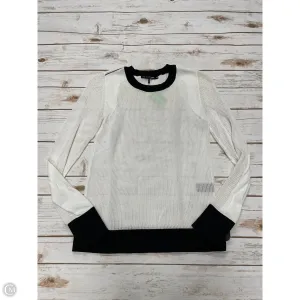 Top Long Sleeve By Rag And Bone In Black & White, Size: Xs