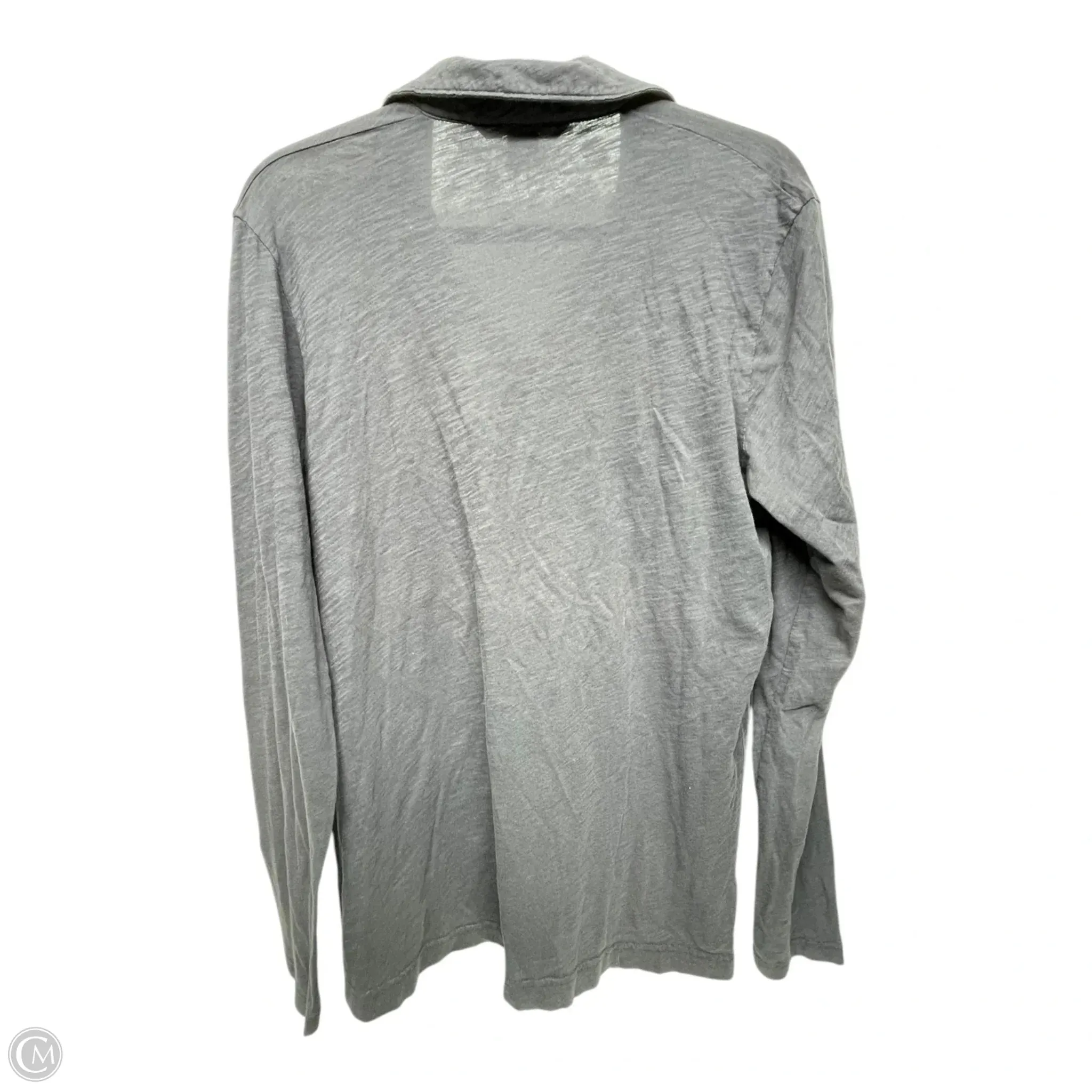 Top Long Sleeve By Zadig And Voltaire In Grey, Size: M