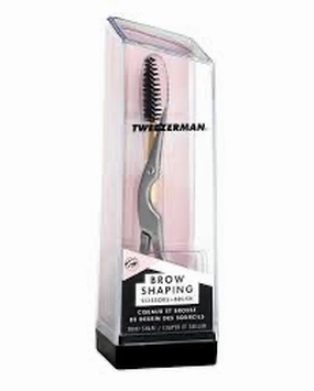 Tweezerman Brow Shaping Scissors   Brush