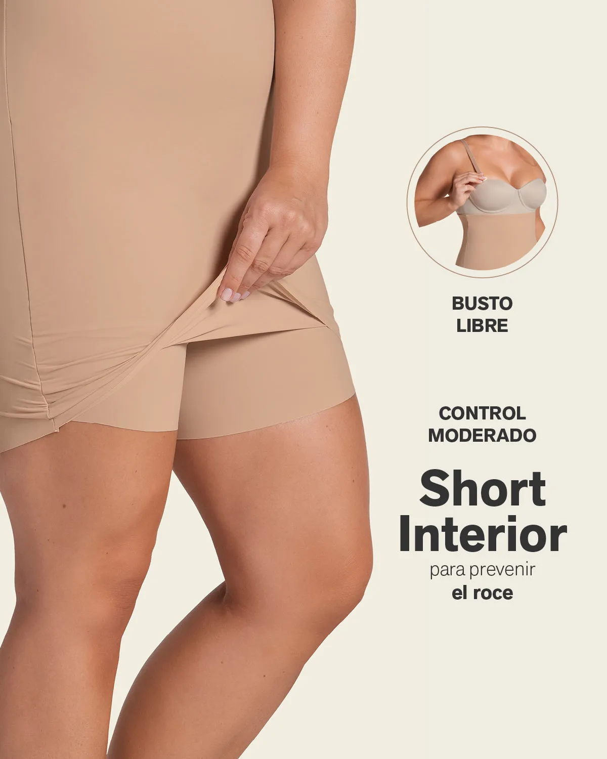 Undetectable Sculpting Skort Slip