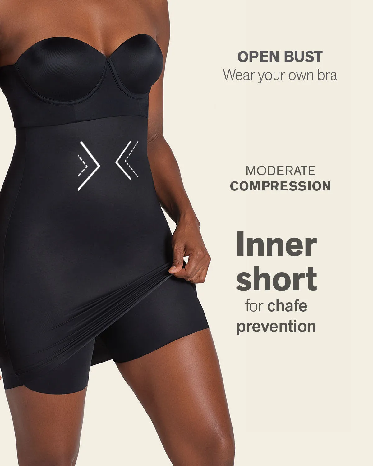 Undetectable Sculpting Skort Slip