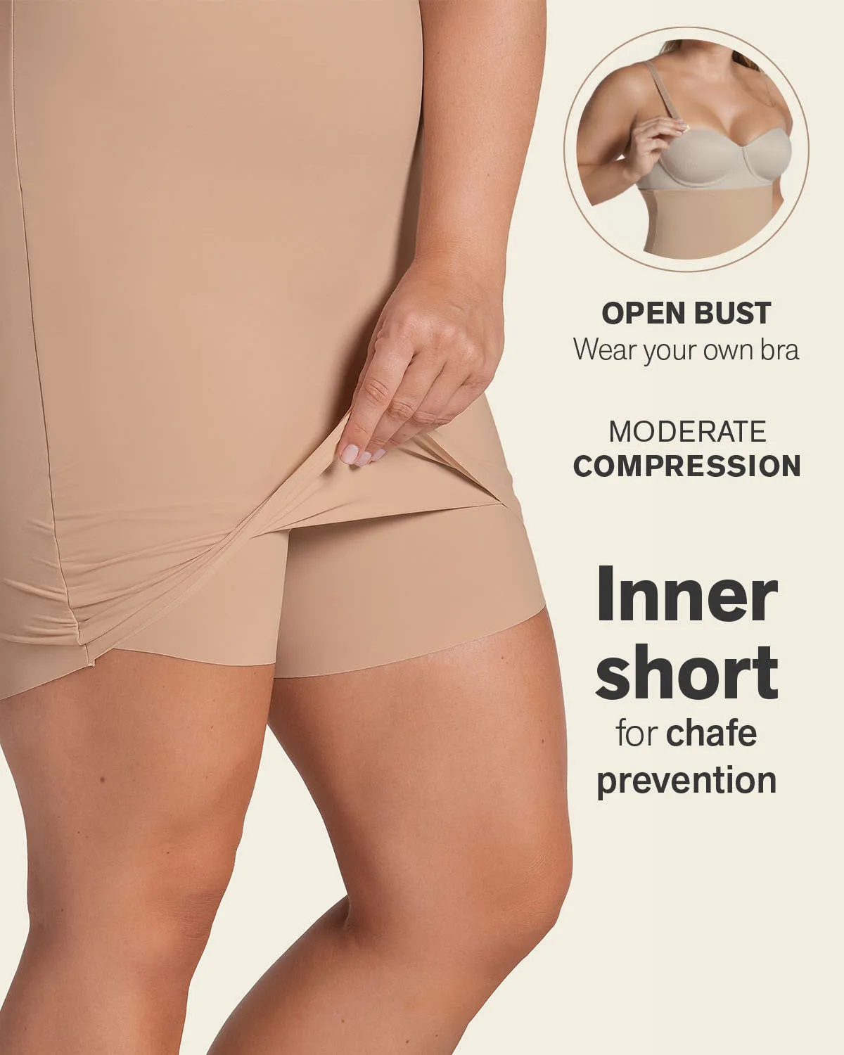 Undetectable Sculpting Skort Slip