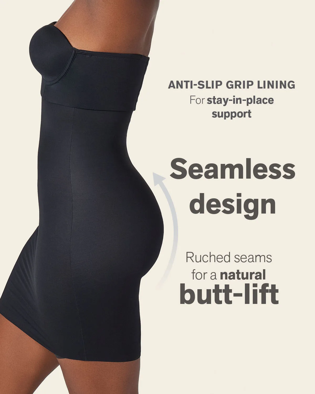 Undetectable Sculpting Skort Slip