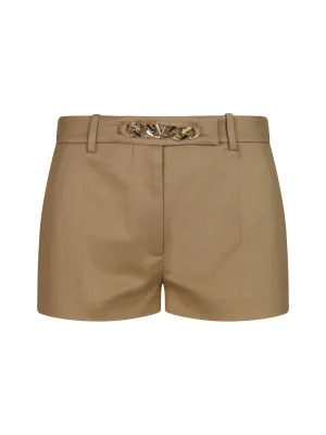 Valentino VLogo Chained Mid-Rise Shorts