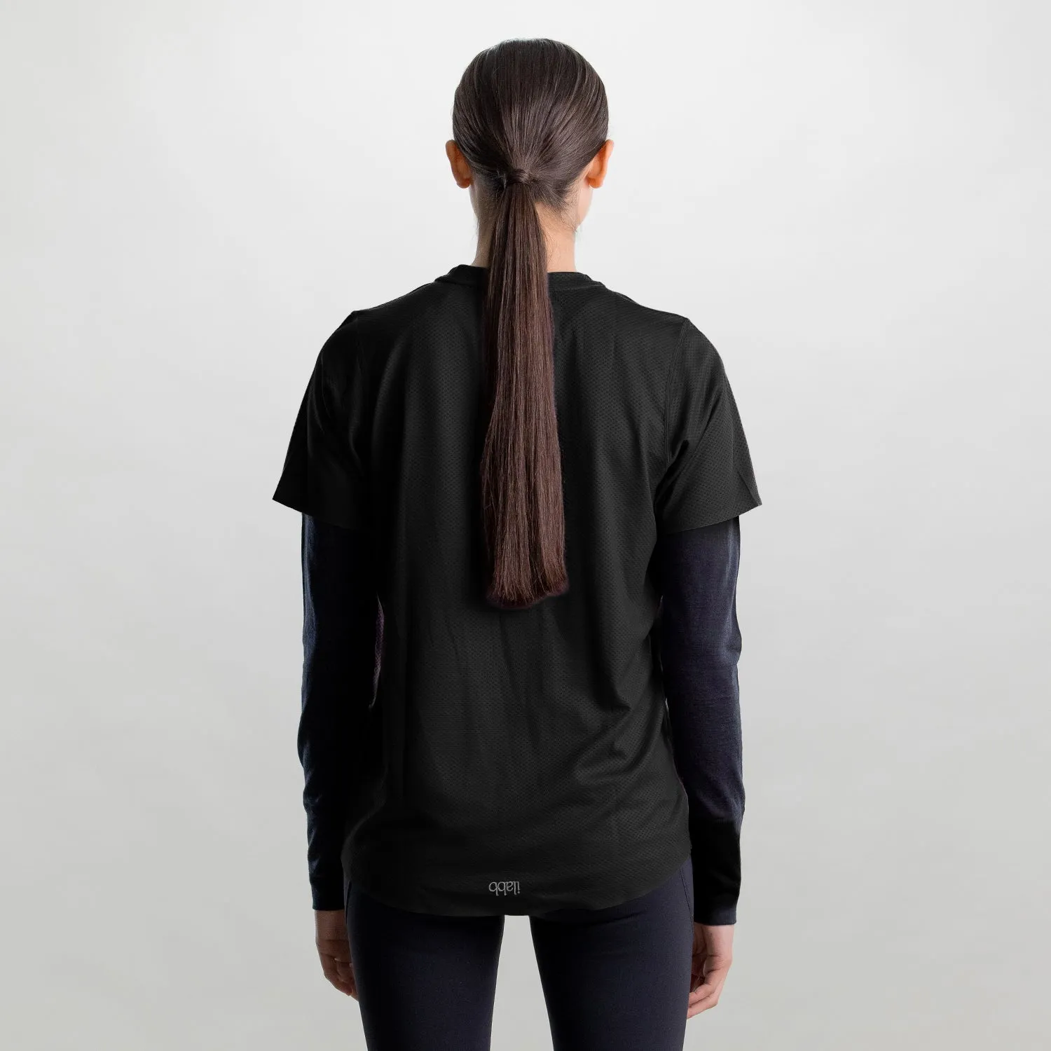 Vertical Tech Tee - Women's BLACK