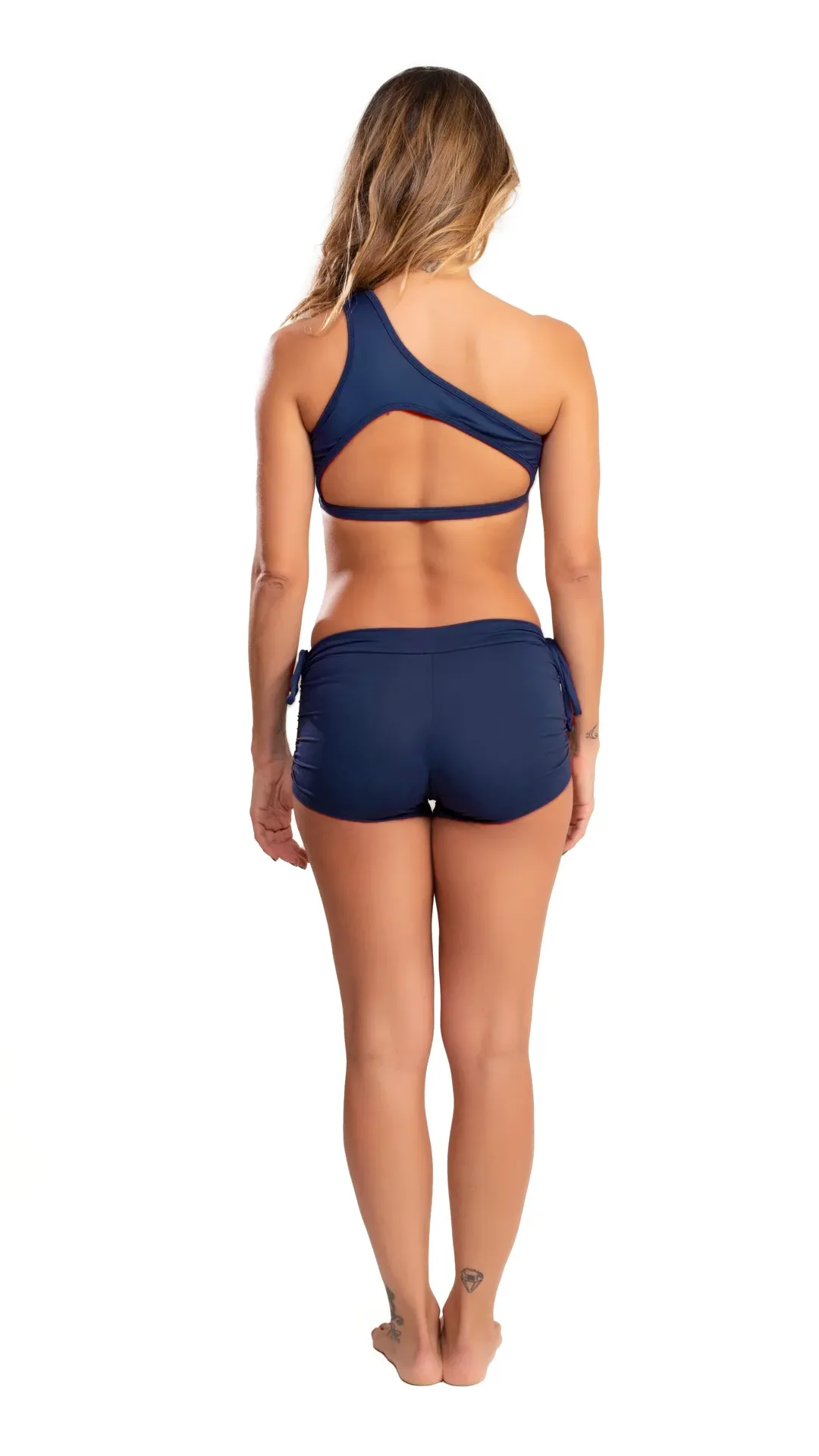 Waterfall Top, Navy Blue, Cool Form Light