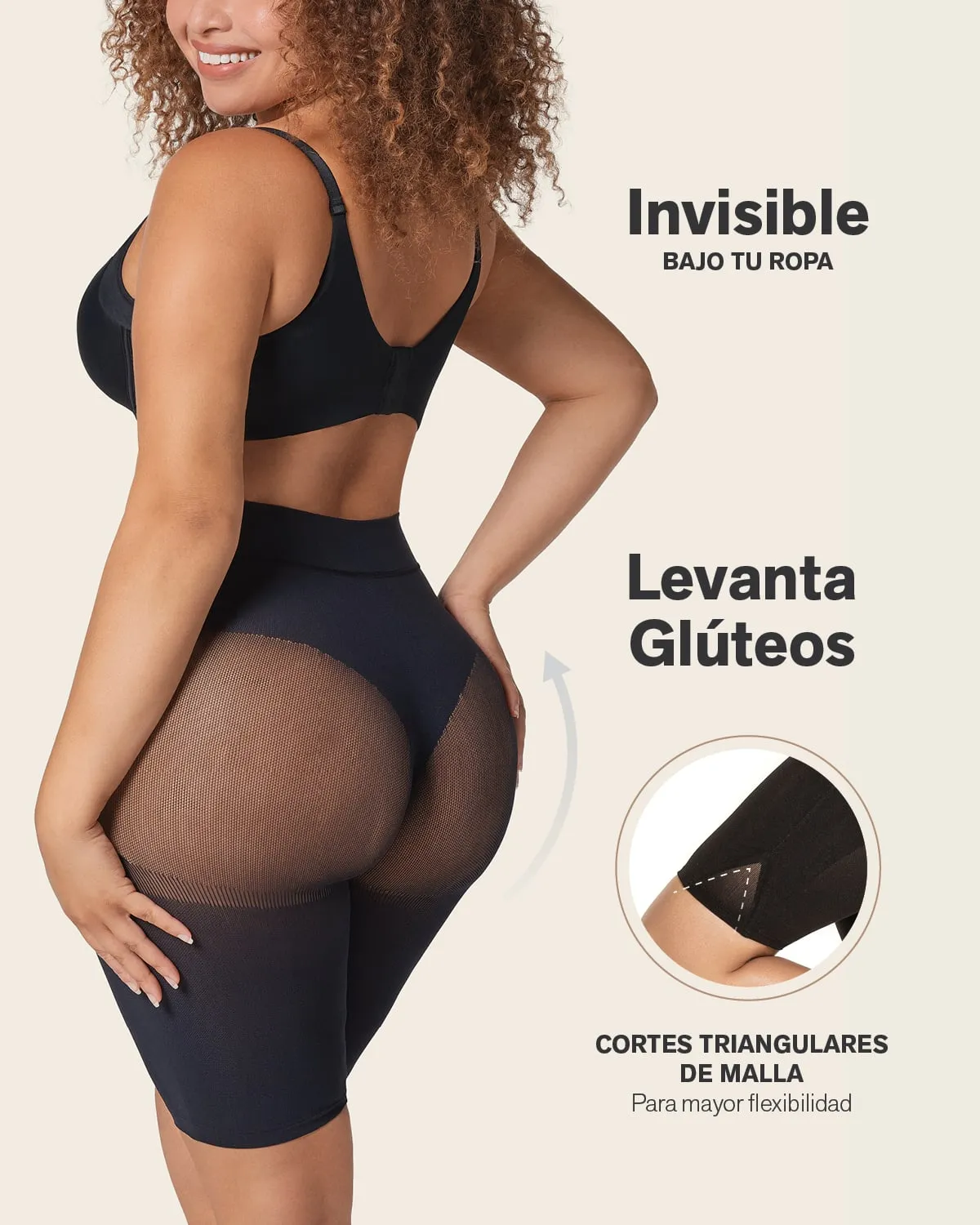 Well-Rounded Invisible Butt Lifter Shaper Short