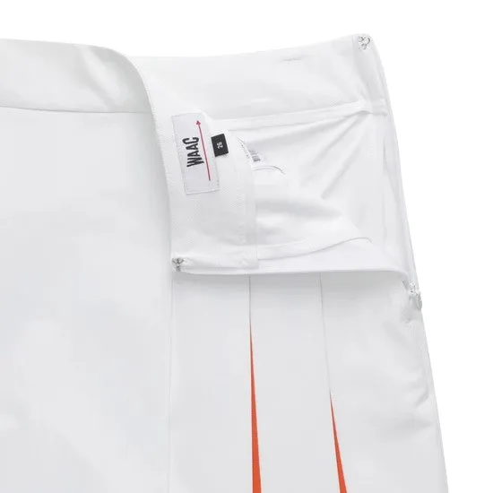 Women Blade Pleats Skirt White