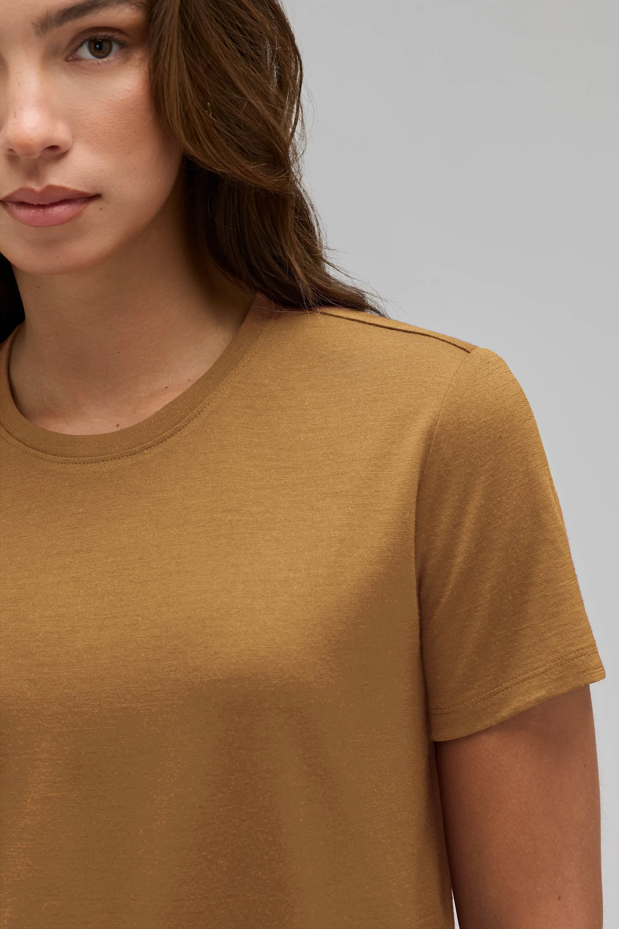 Women's Merino Crew Neck T-Shirt