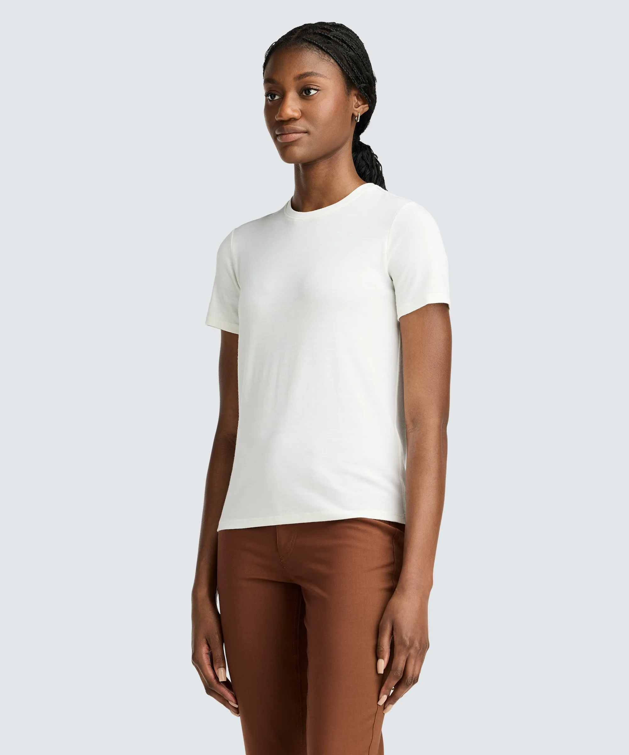 Women's Merino Crew Neck T-Shirt