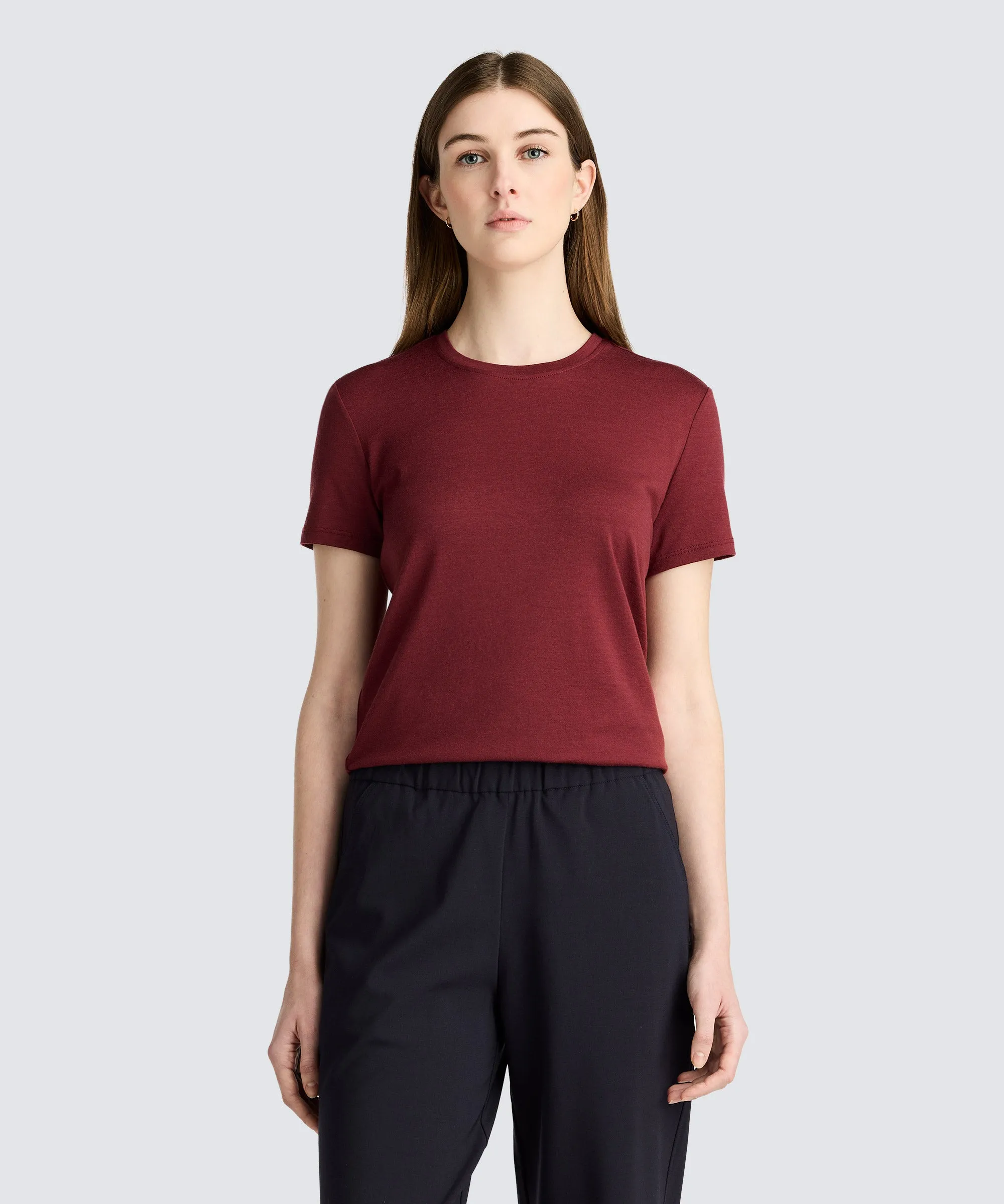 Women's Merino Crew Neck T-Shirt