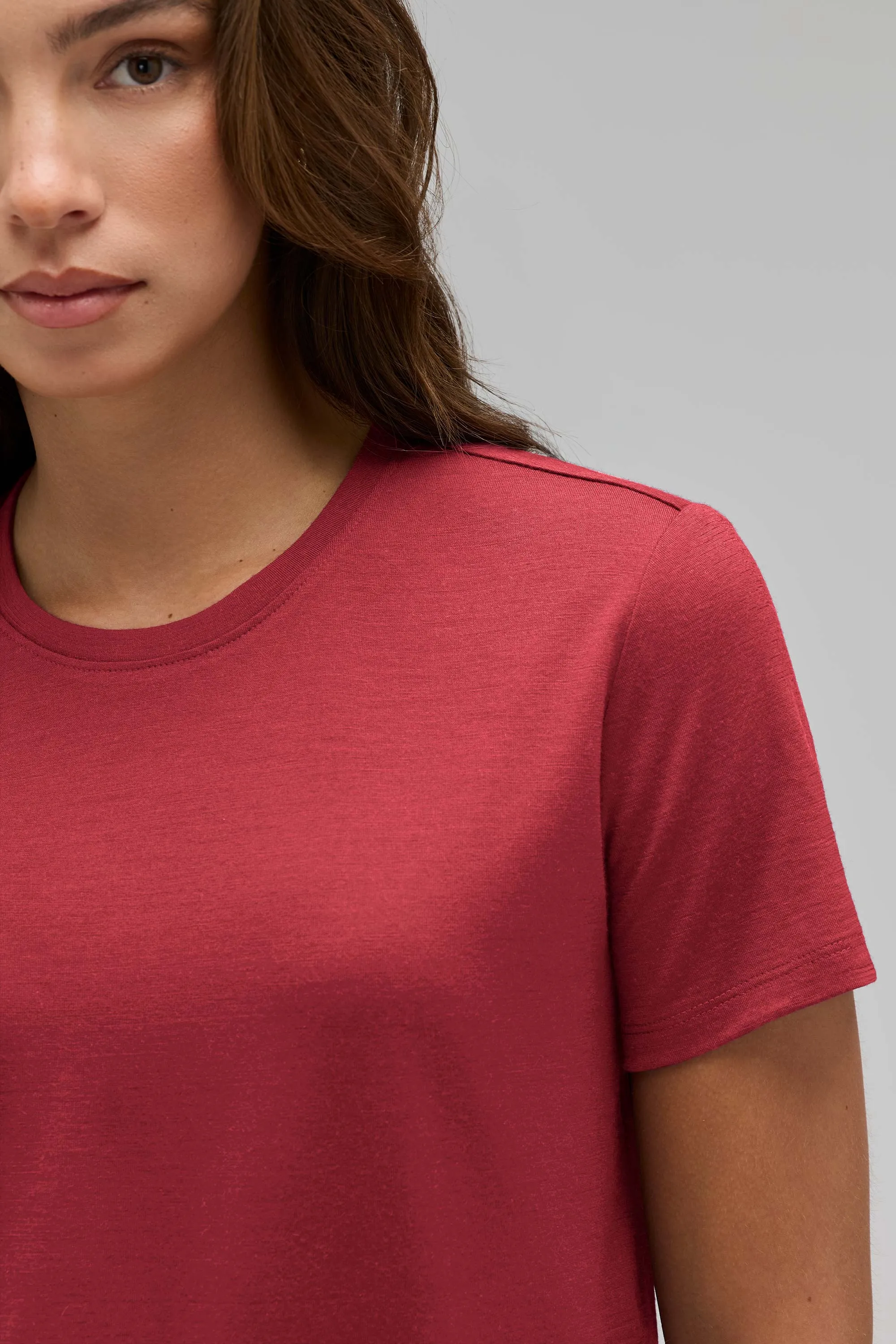 Women's Merino Crew Neck T-Shirt