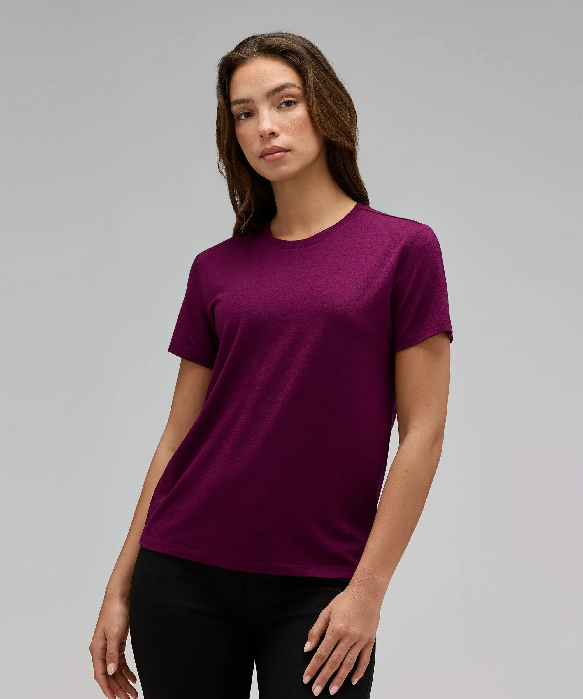 Women's Merino Crew Neck T-Shirt