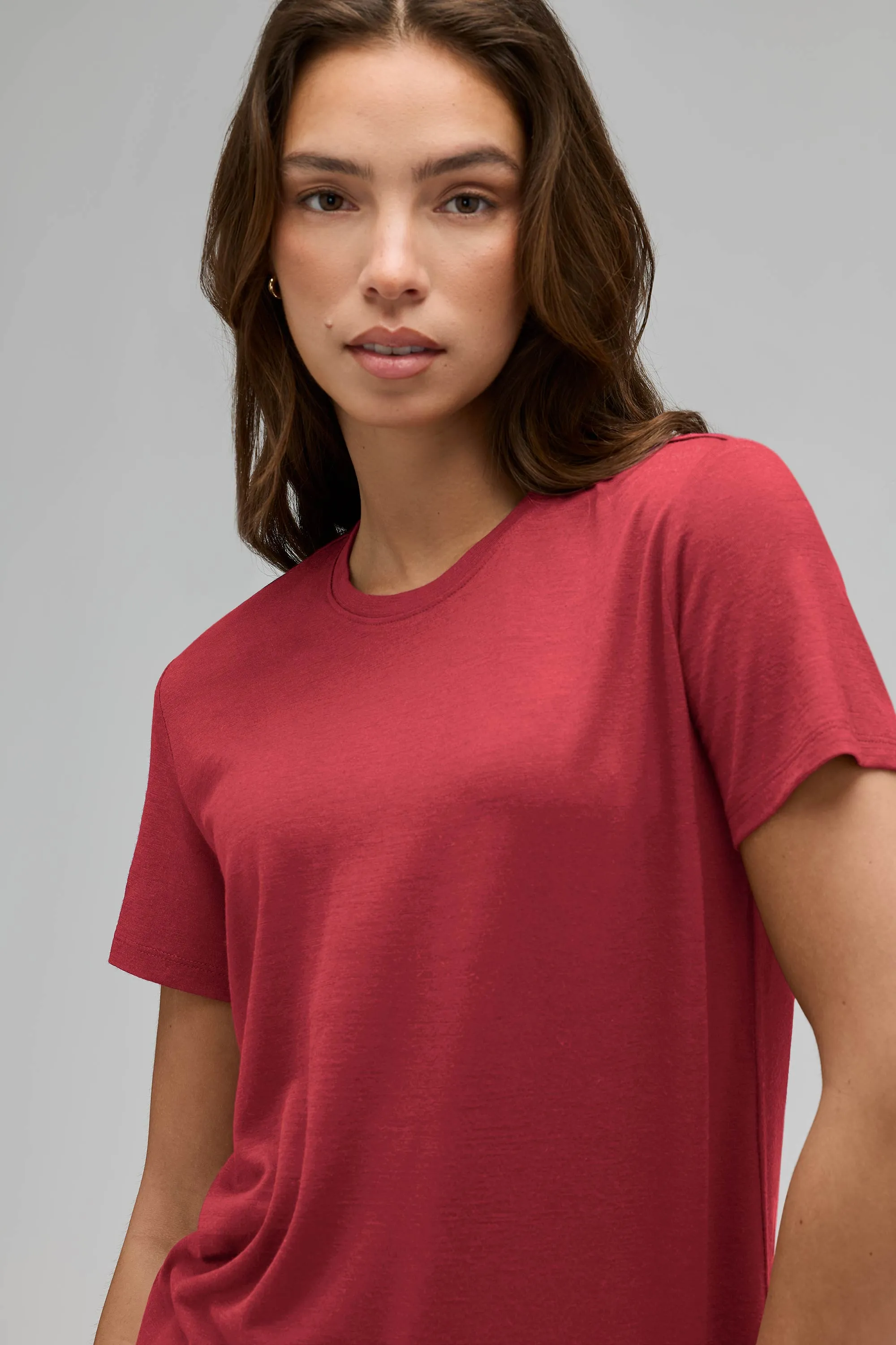 Women's Merino Crew Neck T-Shirt