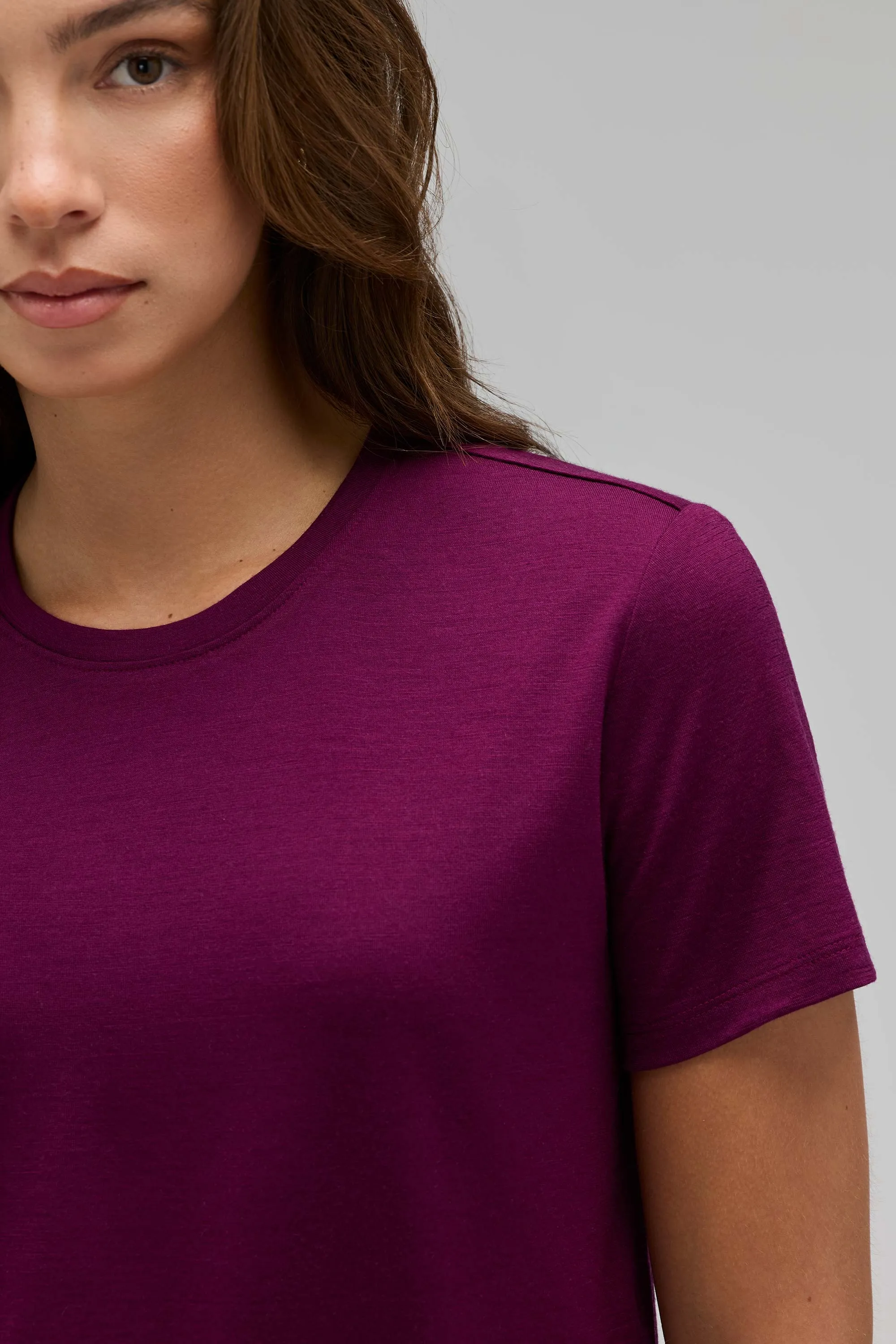 Women's Merino Crew Neck T-Shirt