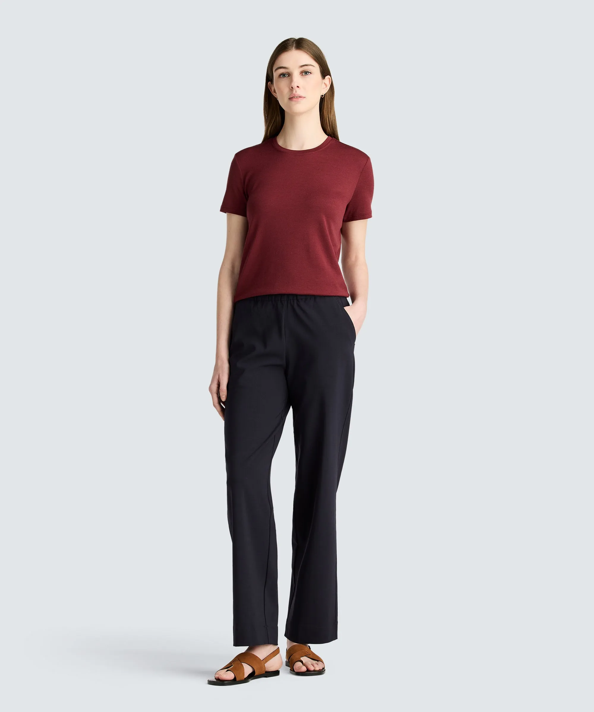 Women's Merino Crew Neck T-Shirt