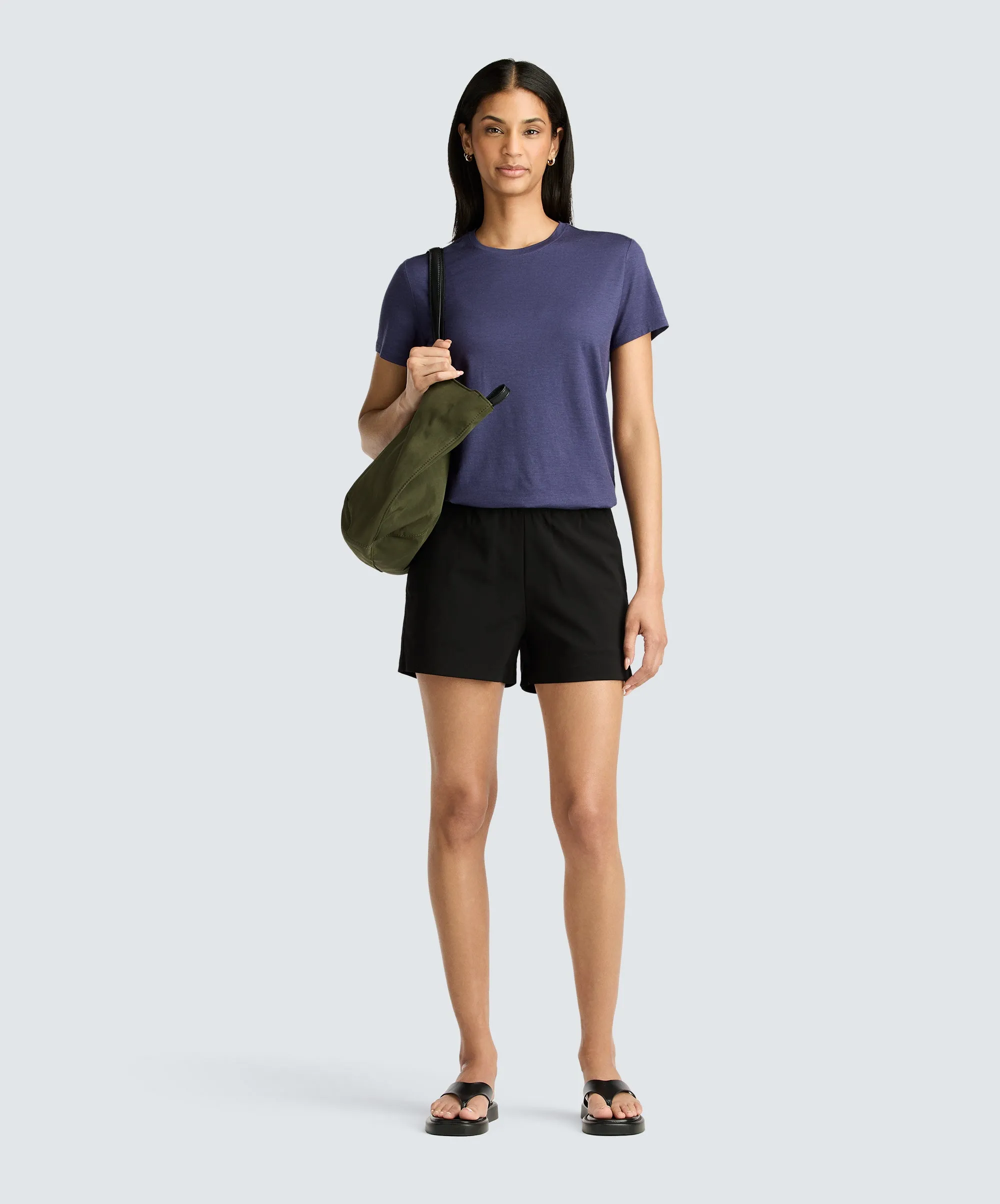 Women's Merino Crew Neck T-Shirt