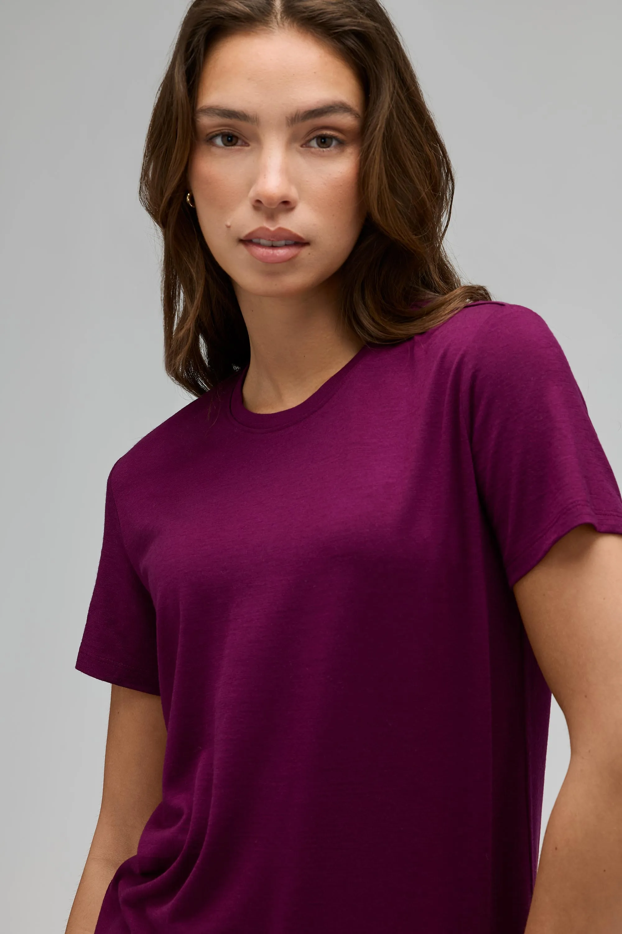 Women's Merino Crew Neck T-Shirt