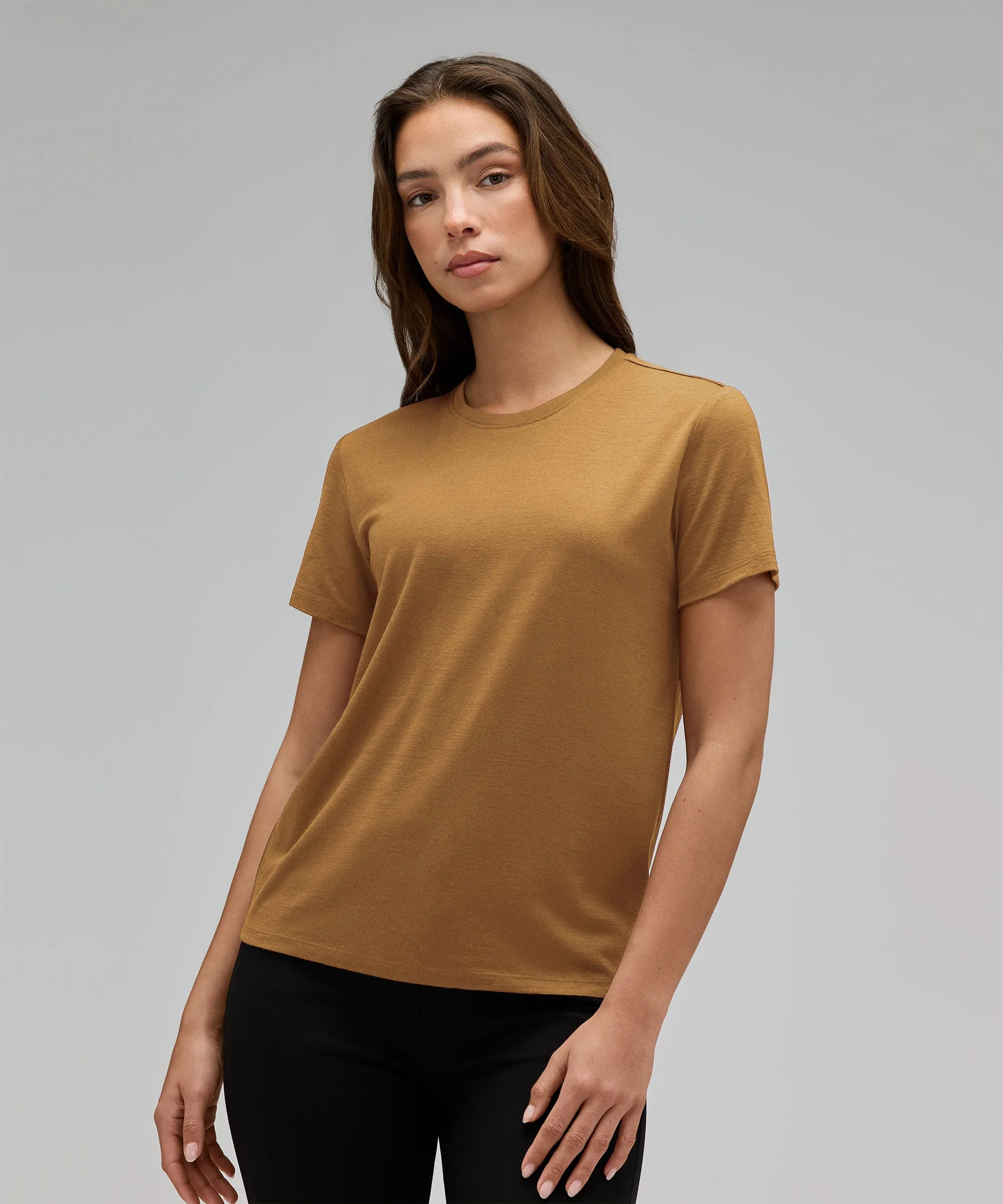 Women's Merino Crew Neck T-Shirt