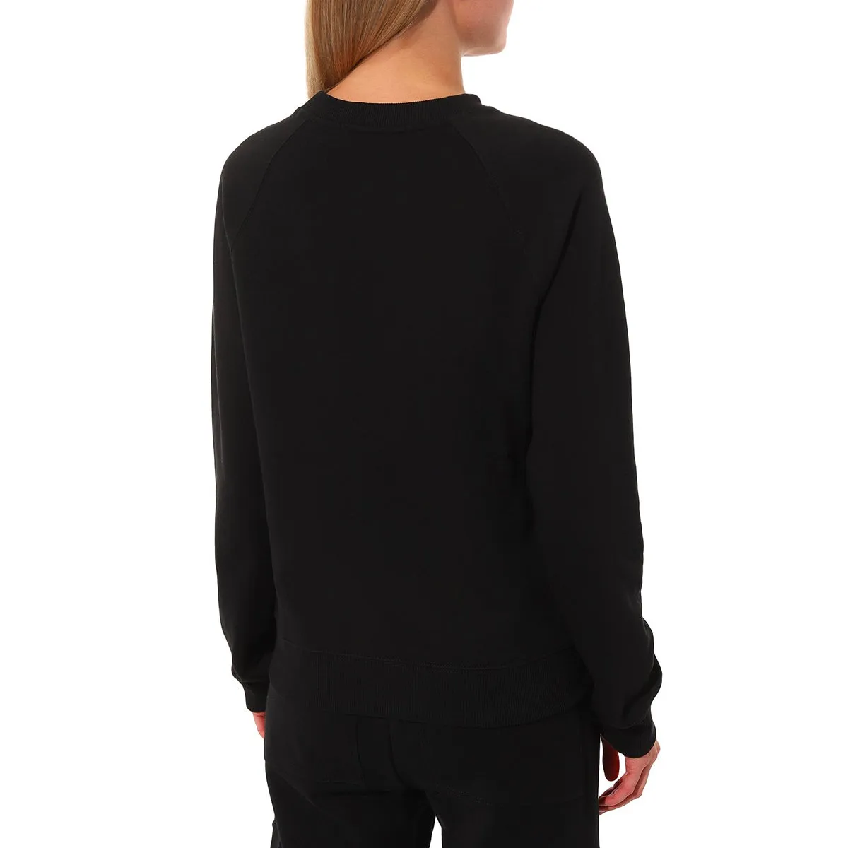 Women's Micrologo Print Sweatshirt Black