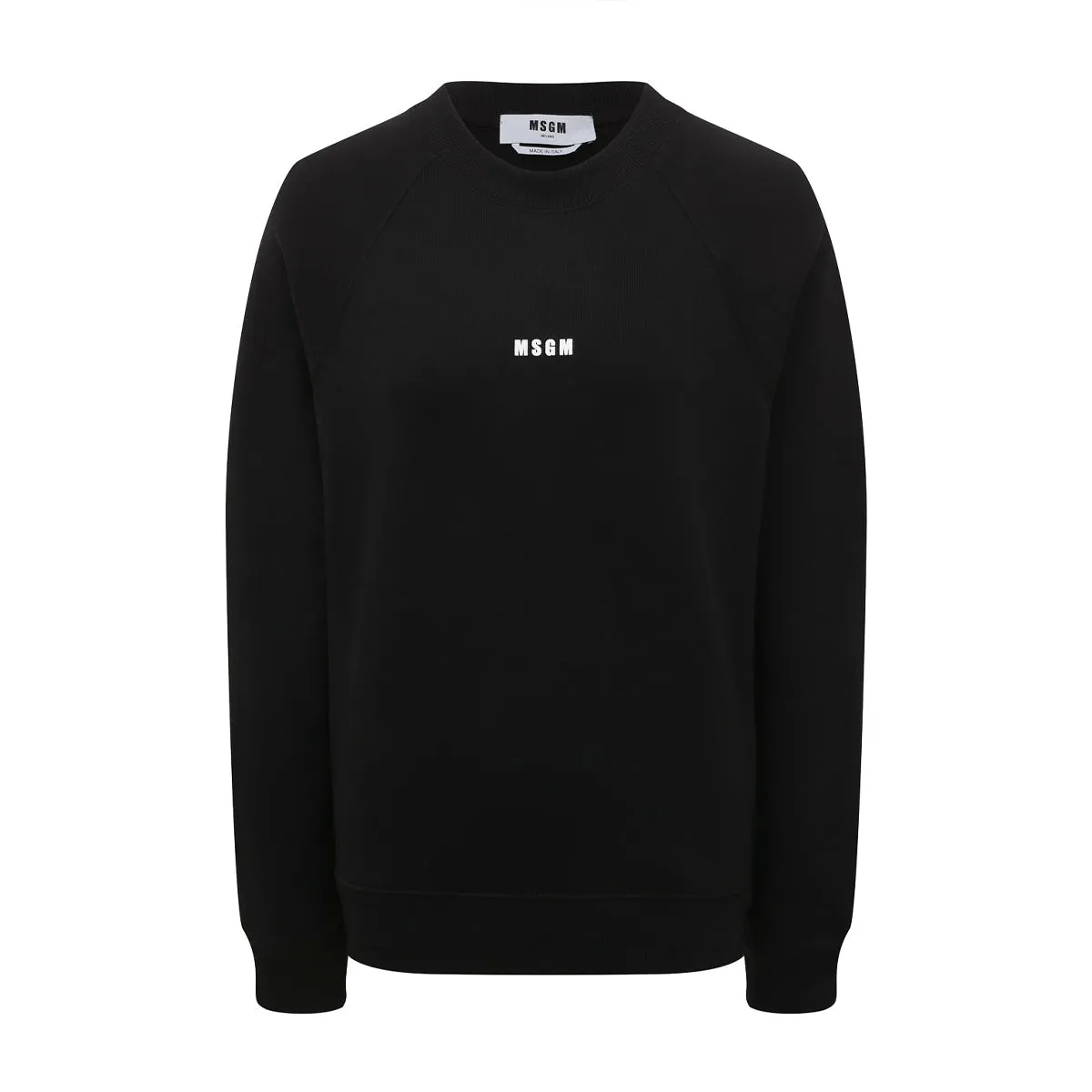 Women's Micrologo Print Sweatshirt Black