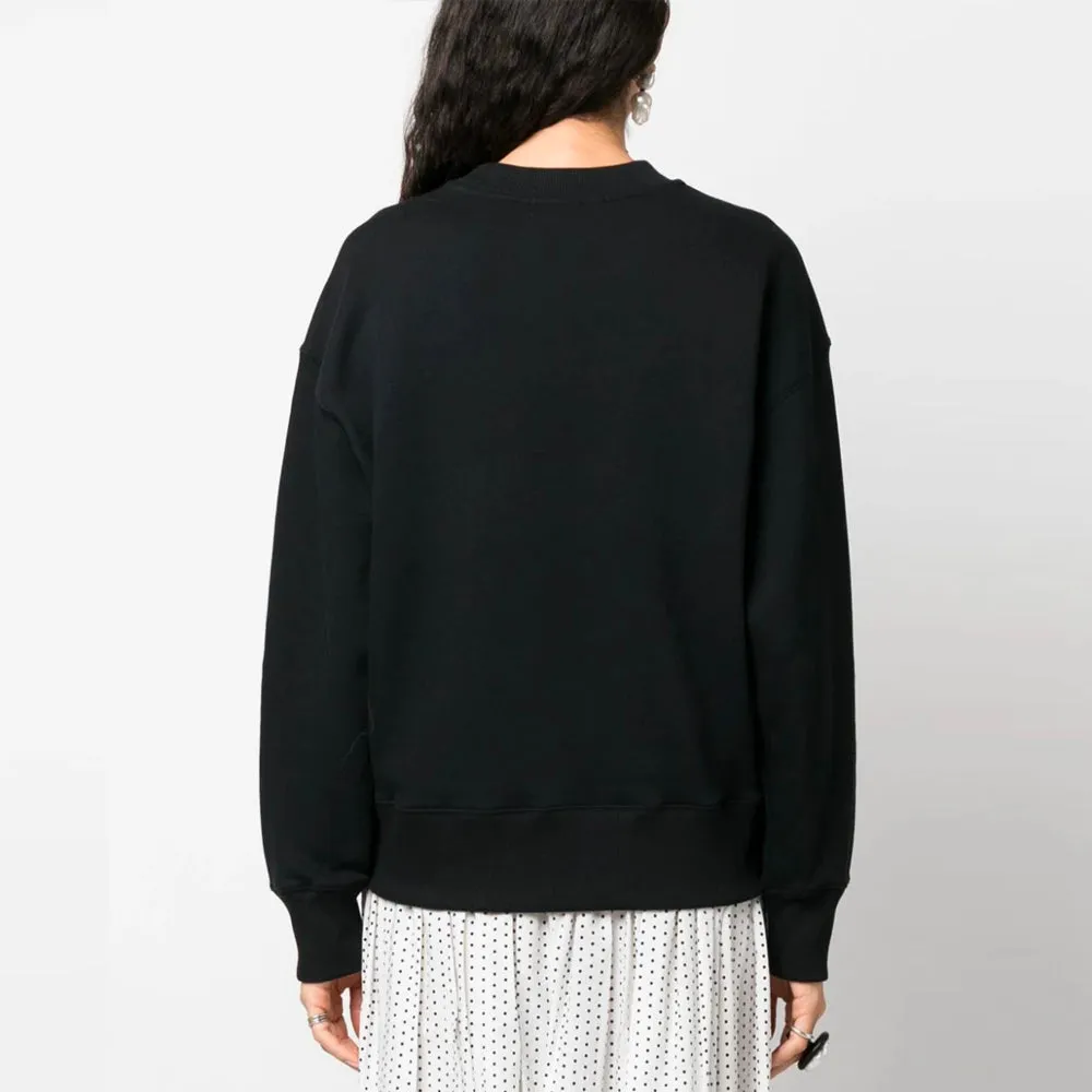Women's Msgm Lynx Printed Sweatshirt Black