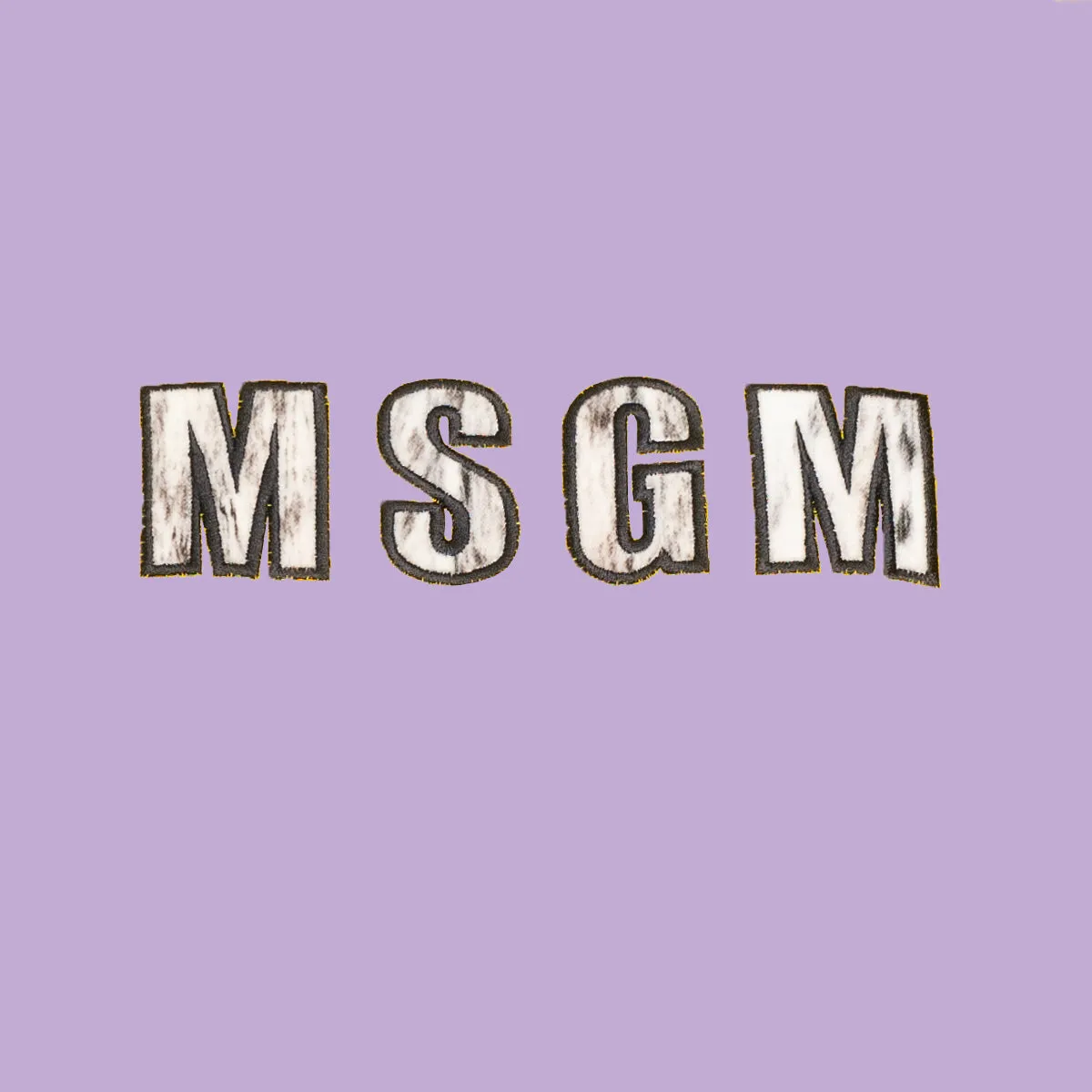 Women's Msgm Lynx Printed Sweatshirt Lilac
