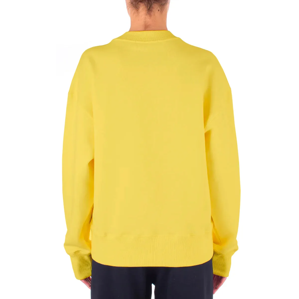 Women's Msgm Lynx Printed Sweatshirt Yellow