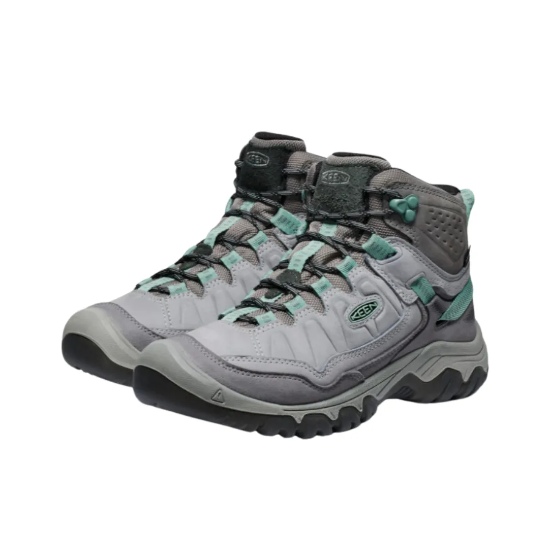 Women's Targhee IV Mid WP - Alloy/Granite Green (Regular Width)