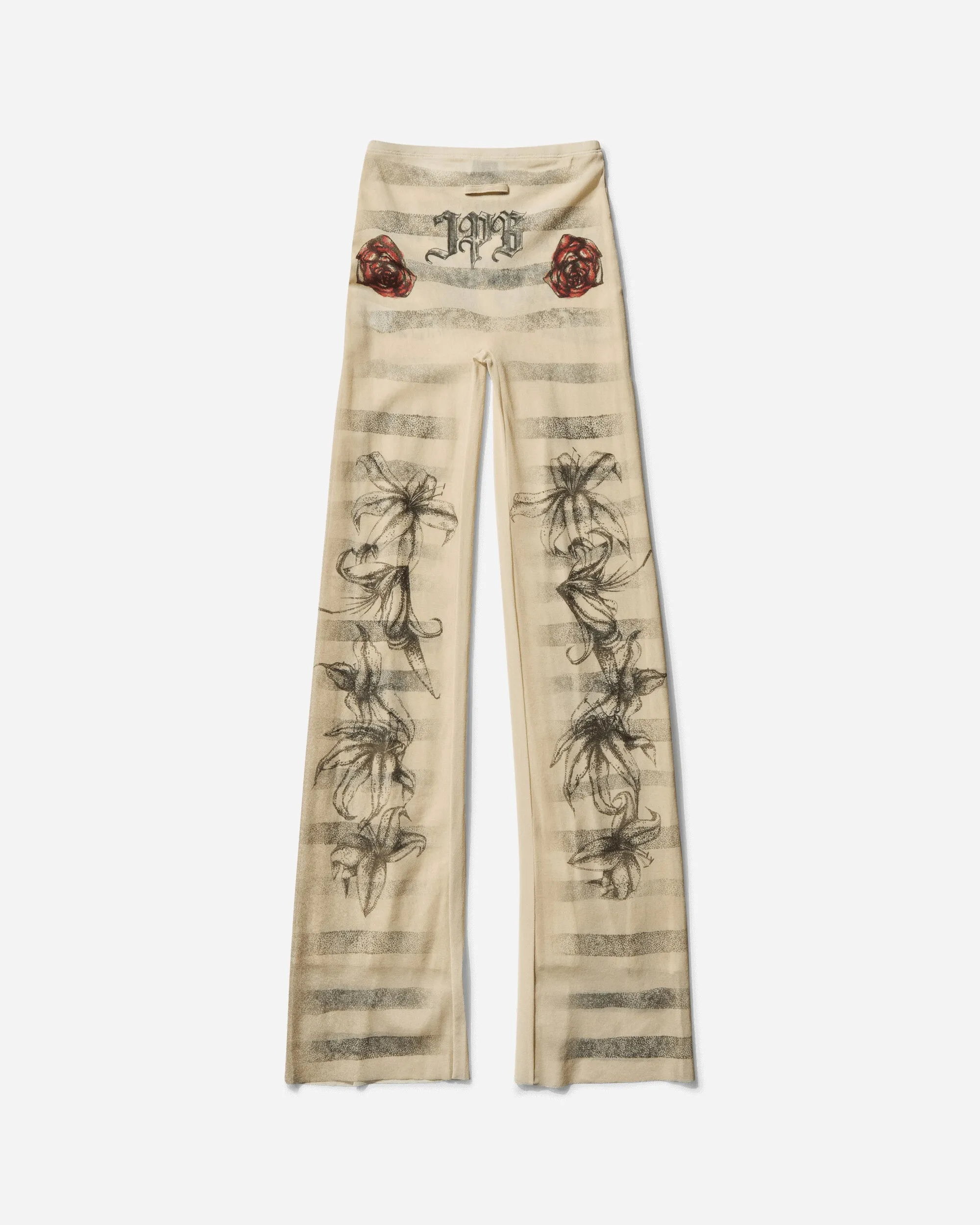 Women's “Tattoo Marinière” Pants Ecru