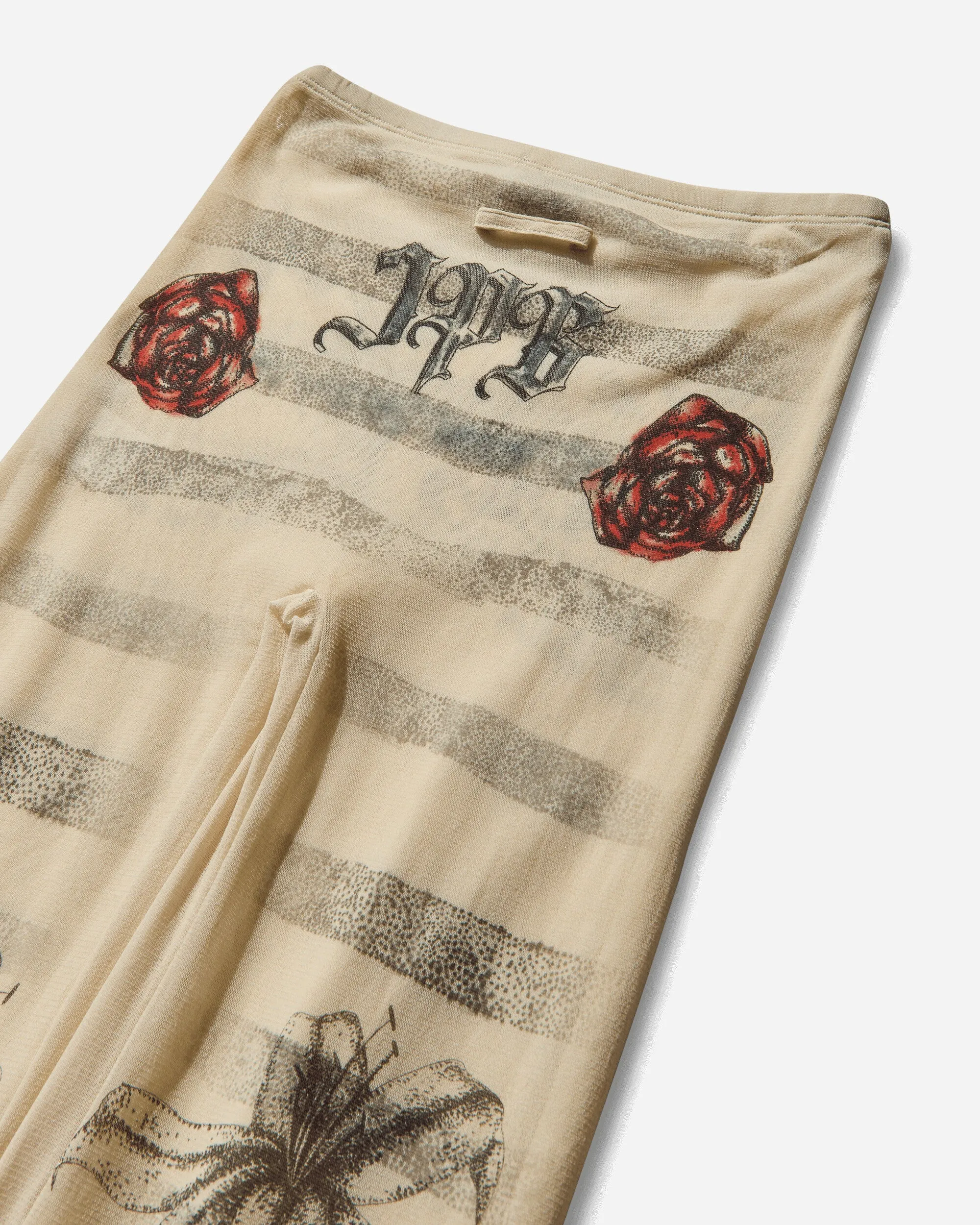 Women's “Tattoo Marinière” Pants Ecru