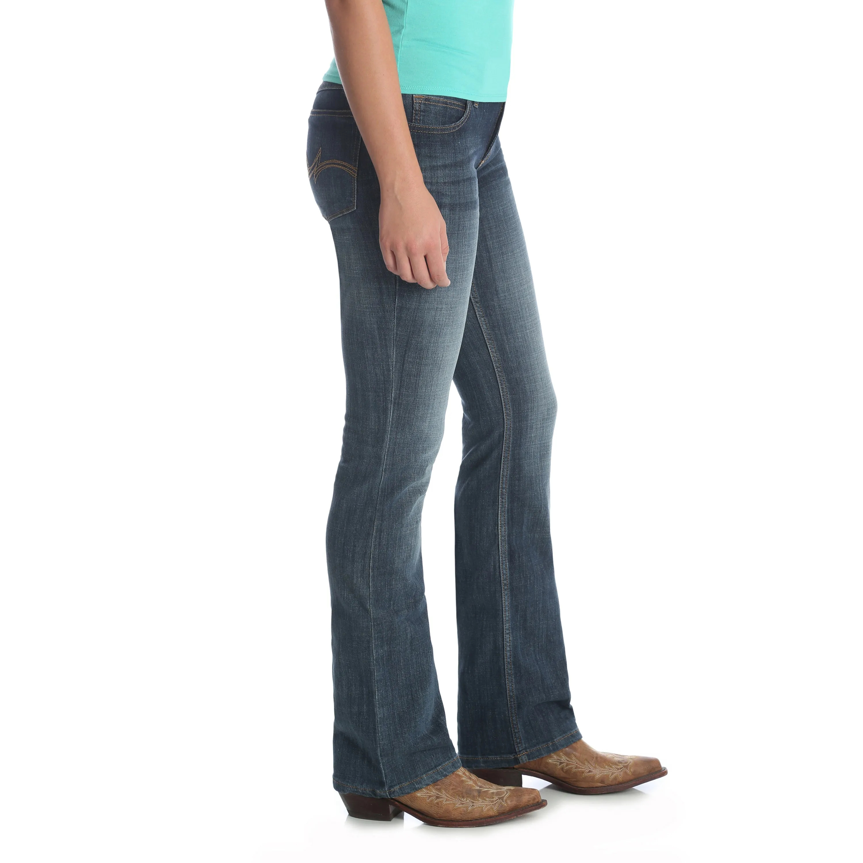 Women's Wrangler Mid Rise Boot Cut Jean #09MWZAH-C