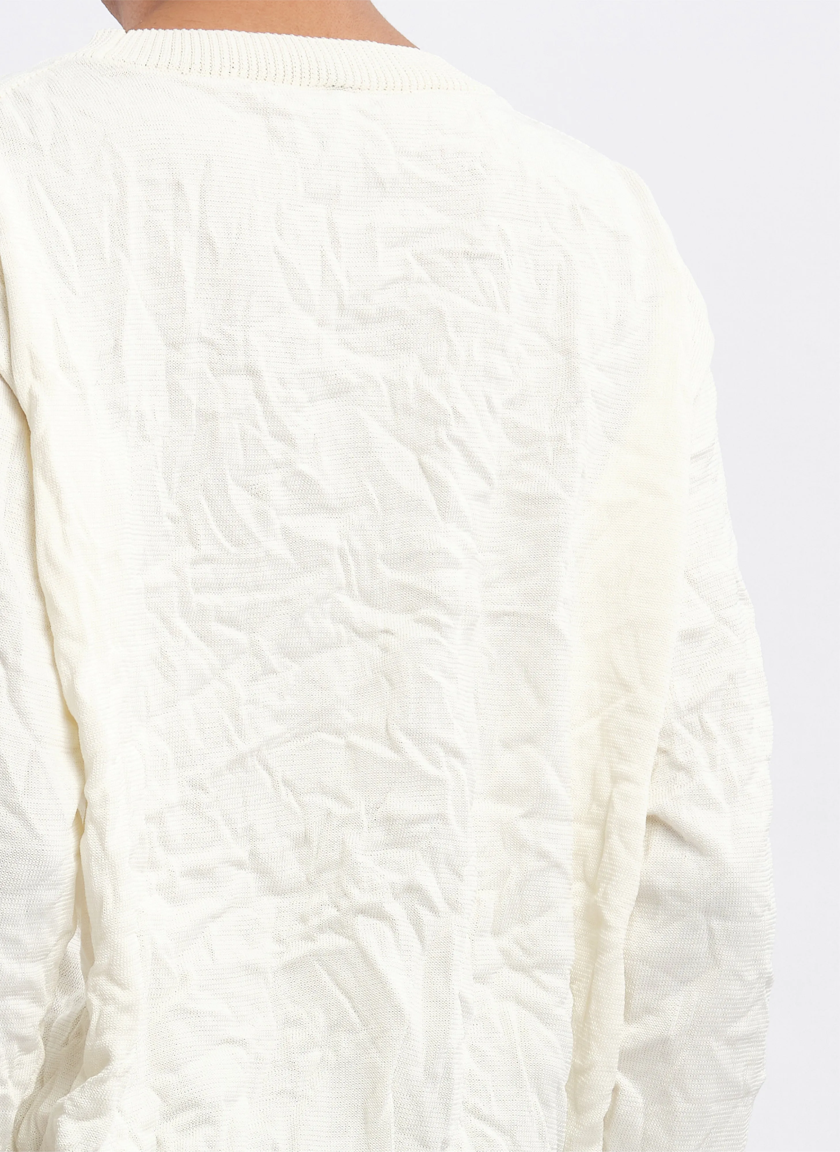 Wrinkle Polyester Dry Knit Pullover