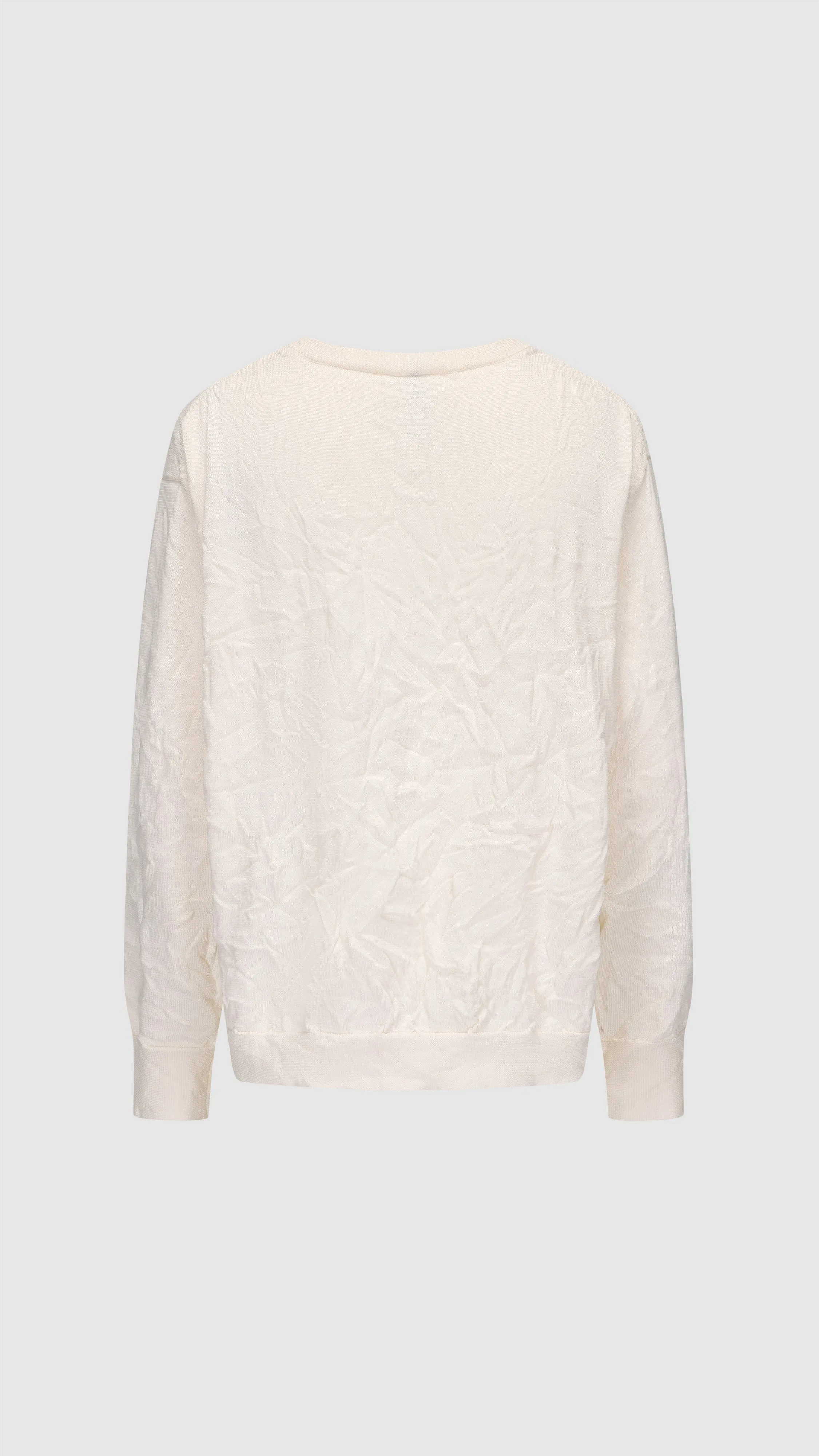 Wrinkle Polyester Dry Knit Pullover
