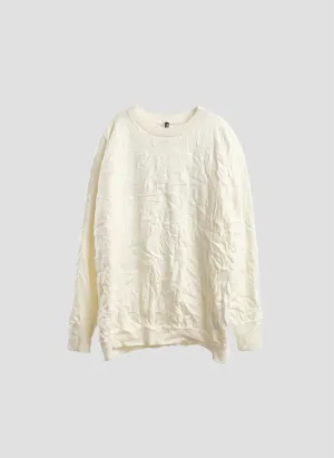 Wrinkle Polyester Dry Knit Pullover