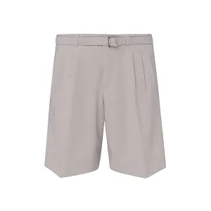 Z Zegna Belted Mid-Rise Shorts