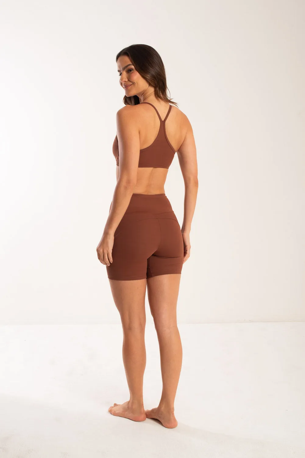 Zest Top, Cinnamon, Demi Compression