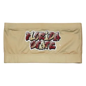 ZooZatz Women's Florida State Graffiti Design Bandeau - Gold